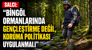 Salcı: “Bingöl Ormanlarında Gençleştirme Değil, Koruma Politikası Uygulanmalı”