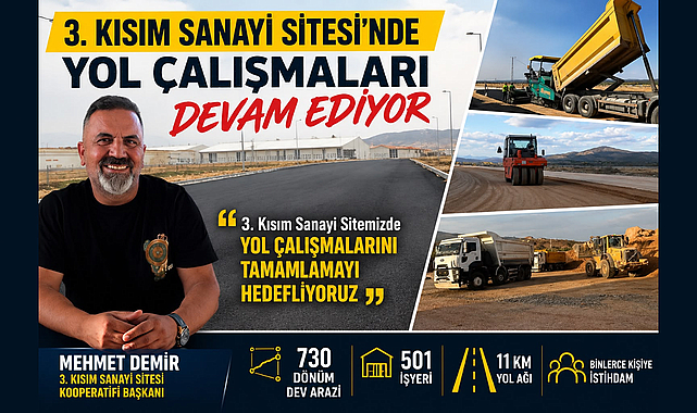 Sanayi Sitesi'nde Hedef: Kalan 11 Kilometrelik Yol Ağı Tamamlanacak
