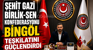 Şehit Gazi Birlik-Sen Konfederasyonu Bingöl Teşkilatını Güçlendirdi