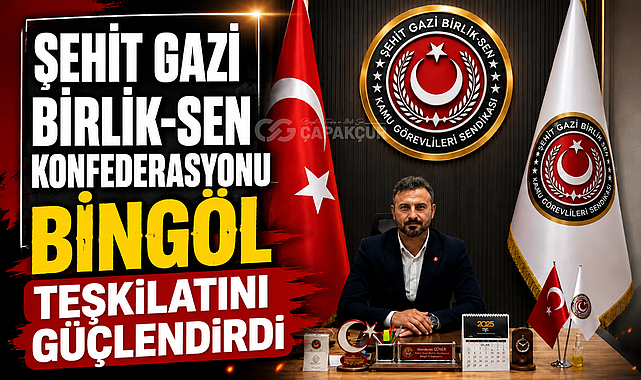 Şehit Gazi Birlik-Sen Konfederasyonu Bingöl Teşkilatını Güçlendirdi