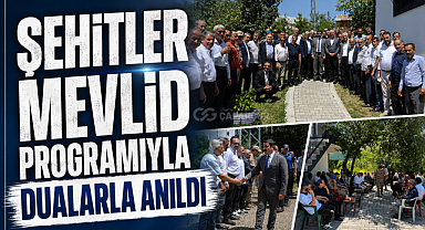 Şehitler Mevlid Programıyla Dualarla Anıldı