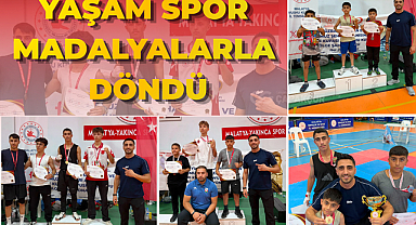 YAŞAM SPOR MADALYALARLA DÖNDÜ