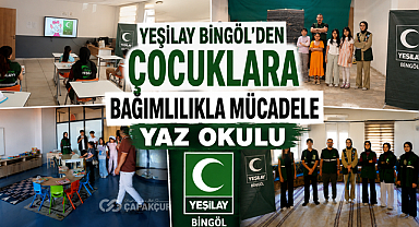 Yeşilay Bingöl'den Çocuklara Bağımlılıkla Mücadele Yaz Okulu