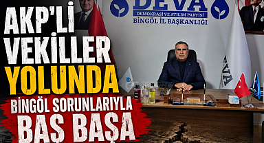 AKP’li Vekiller Yolunda Bingöl Sorunlarıyla Baş Başa