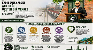 Bingöl Memleket Sevdalıları Derneği'nden Kadın Emek Çarşısı Çağrısı: 