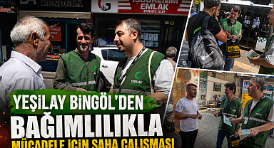 Yeşilay Bingöl’den Bağımlılıkla Mücadele İçin Saha Çalışması