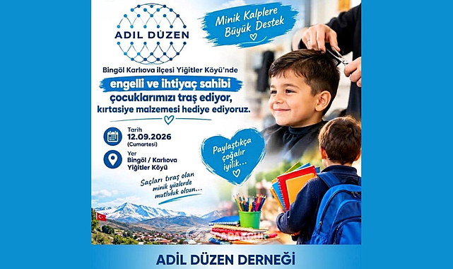 Adil Düzen Derneği’nden Yiğitler Köyü’ndeki Çocuklara Anlamlı Destek