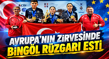 AVRUPA’NIN ZİRVESİNDE BİNGÖL RÜZGARI ESTİ