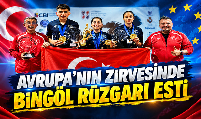 AVRUPA’NIN ZİRVESİNDE BİNGÖL RÜZGARI ESTİ