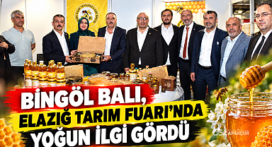 Bingöl Balı, Elazığ Tarım Fuarı’nda Yoğun İlgi Gördü