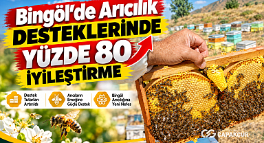 Bingöl’de Arıcılık Desteklerinde Yüzde 80 İyileştirme