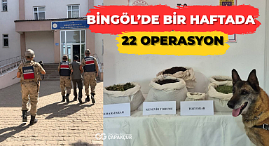 Bingöl’de Bir Haftada 22 Operasyon
