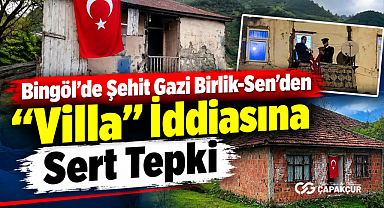 Bingöl’de Şehit Gazi Birlik-Sen’den “Villa” İddiasına Sert Tepki