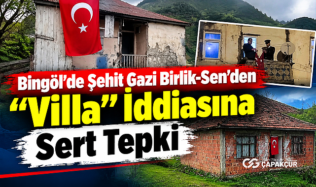 Bingöl’de Şehit Gazi Birlik-Sen’den “Villa” İddiasına Sert Tepki