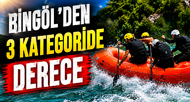Bingöl’den 3 Kategoride Derece