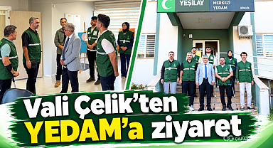Vali Çelik’ten YEDAM’a ziyaret