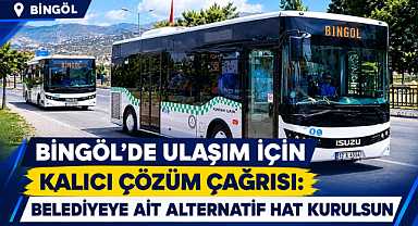 Bingöl’de Ulaşım İçin Kalıcı Çözüm Çağrısı: “Belediyeye Ait Alternatif Hat Kurulsun”