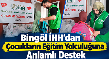 Bingöl İHH’dan Çocukların Eğitim Yolculuğuna Anlamlı Destek