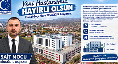 Sait Mocu’dan Bingöl’ün Yeni Hastanesi İçin Katlı Otopark ve Afet Barınma Alanı Önerisi