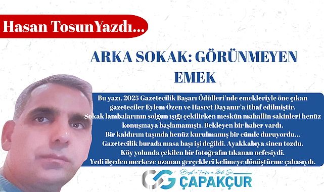 ARKA SOKAK: GÖRÜNMEYEN EMEK