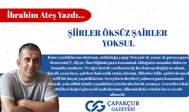 ŞİİRLER ÖKSÜZ ŞAİRLER YOKSUL